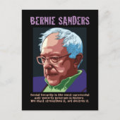 Bernie Sanders Briefkaart (Voorkant)