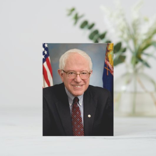 Bernie Sanders Briefkaart (Staand voorkant)