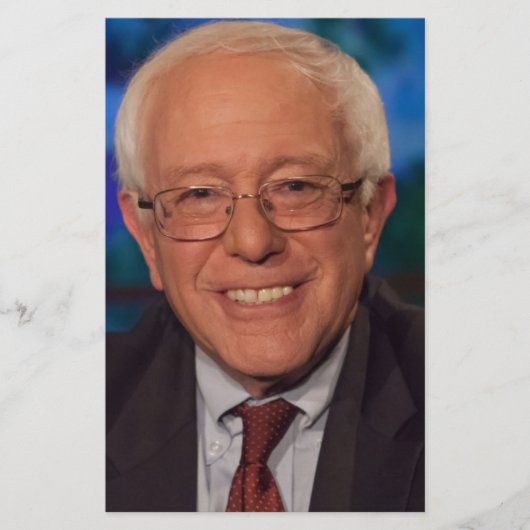 Bernie Sanders Briefpapier (Voorkant)