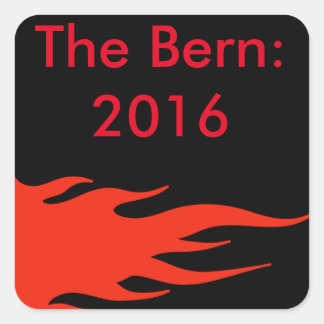 Bernie Sanders bumper sticker. Vierkante Sticker