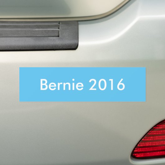 Bernie Sanders bumpersticker (Op auto)