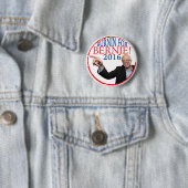 Bernie Sanders Campaign Button (In situ)