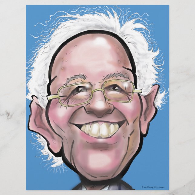 Bernie Sanders Caricature (Voorkant)