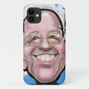 Bernie Sanders Caricature iPhone 11 Hoesje