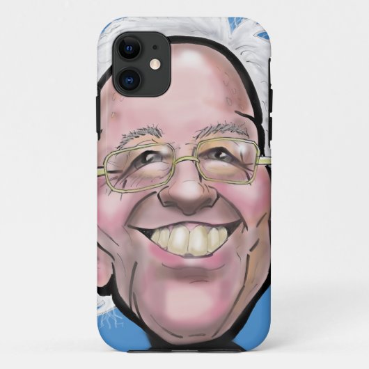 Bernie Sanders Caricature Case-Mate iPhone Case (Achterkant)