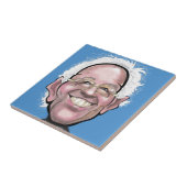 Bernie Sanders Caricature Tegeltje (Zijkant)