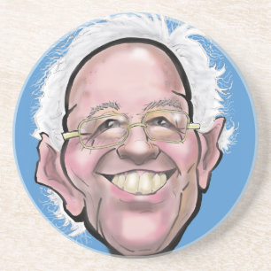 Bernie Sanders Caricature Zandsteen Onderzetter