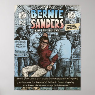 Bernie Sanders Circa 1963 Poster