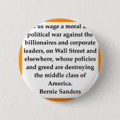 Bernie Sanders citaat Ronde Button 5,7 Cm (Voorkant)