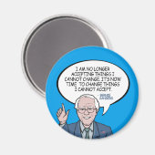 Bernie Sanders Comic Quote Magneet (Voorkant / Achterkant)