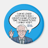 Bernie Sanders Comic Quote Magneet (Voorkant)