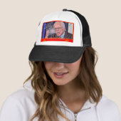 Bernie Sanders Commie Ik drink niet altijd bier Trucker Pet (In situ)