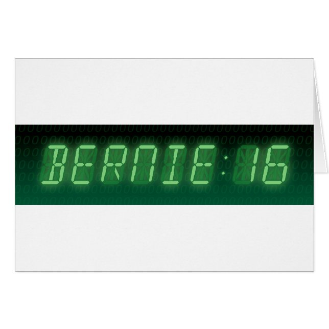 Bernie Sanders Digitale uitlezing (Voorkant Horizontaal)