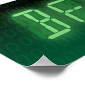 Bernie Sanders Digitale uitlezing Poster (Hoek)