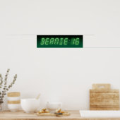 Bernie Sanders Digitale uitlezing Poster (Keuken)