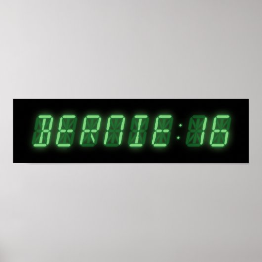 Bernie Sanders Digitale uitlezing Poster (Voorkant)
