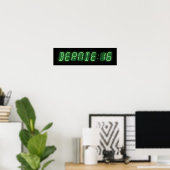 Bernie Sanders Digitale uitlezing Poster (Thuiskantoor)