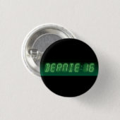 Bernie Sanders Digitale uitlezing Ronde Button 3,2 Cm (Voorkant /achterkant)