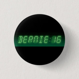 Bernie Sanders Digitale uitlezing Ronde Button 3,2 Cm