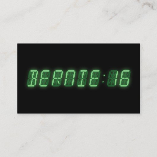 Bernie Sanders Digitale uitlezing Visitekaartje (Voorkant)