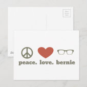 Bernie Sanders Election Swag Briefkaart (Voorkant / Achterkant)