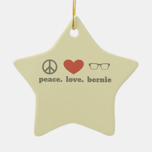 Bernie Sanders Election Swag Keramisch Ornament (Voorkant)