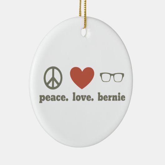 Bernie Sanders Election Swag Keramisch Ornament (Rechts)
