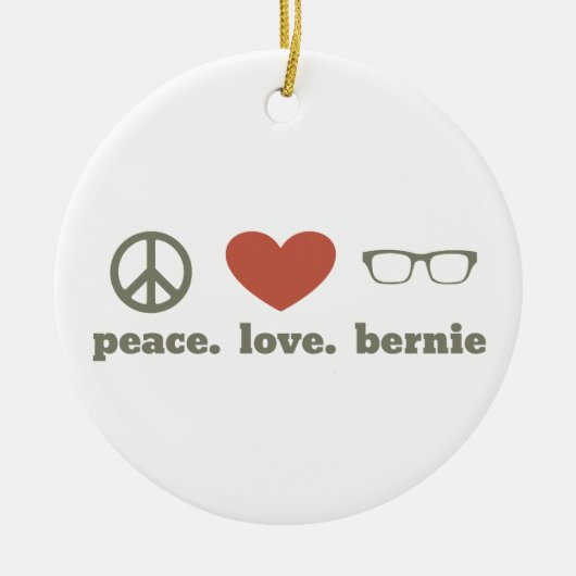Bernie Sanders Election Swag Keramisch Ornament (Voorkant)