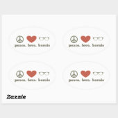 Bernie Sanders Election Swag Ovale Sticker (Vel)