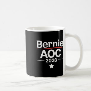 Bernie Sanders en AOC 2028 voor President Koffiemok
