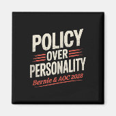 Bernie Sanders en AOC 2028 voor President Magneet (Voorkant)