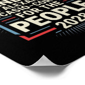 Bernie Sanders en AOC 2028 voor President Poster (Hoek)