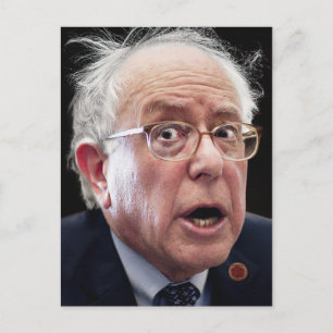 Bernie Sanders Face Briefkaart