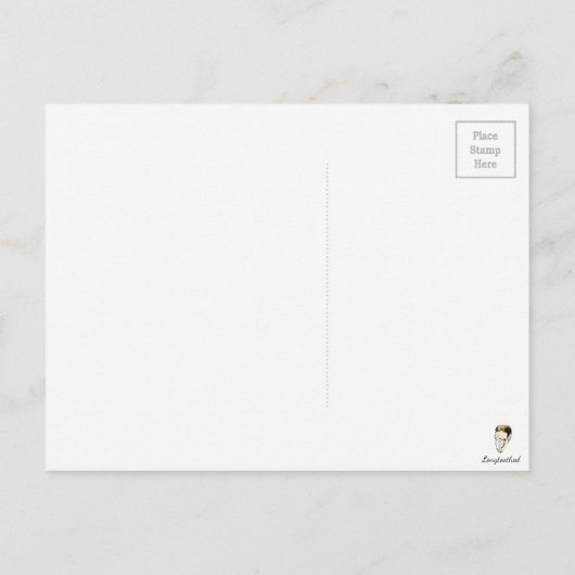 Bernie Sanders Face Briefkaart (Achterkant)