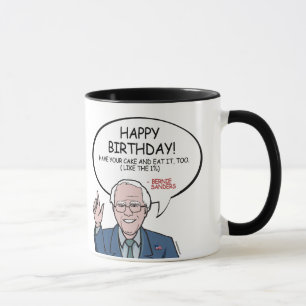 Bernie Sanders Groet - Gefeliciteerd met je verjaa Mok