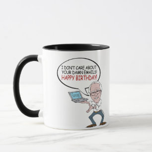 Bernie Sanders Groet - Het kan me niet schelen ove Mok