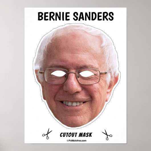 BERNIE SANDERS Halloween Mask Poster (Voorkant)