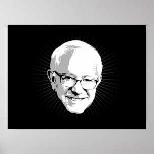 Bernie Sanders - Halo Effect - Politieke Humor - Poster