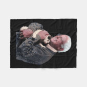 Bernie Sanders Hugging Cat Shirt Cute Animal Lover Fleece Deken (Voorkant (Horizontaal))