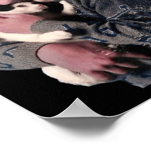 Bernie Sanders Hugging Cat Shirt Cute Animal Lover Poster (Hoek)