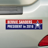 Bernie Sanders in 2016 Bumpersticker (Op auto)