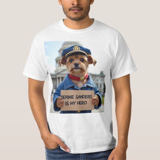 Bernie Sanders is mijn held T-shirt (Voorkant)