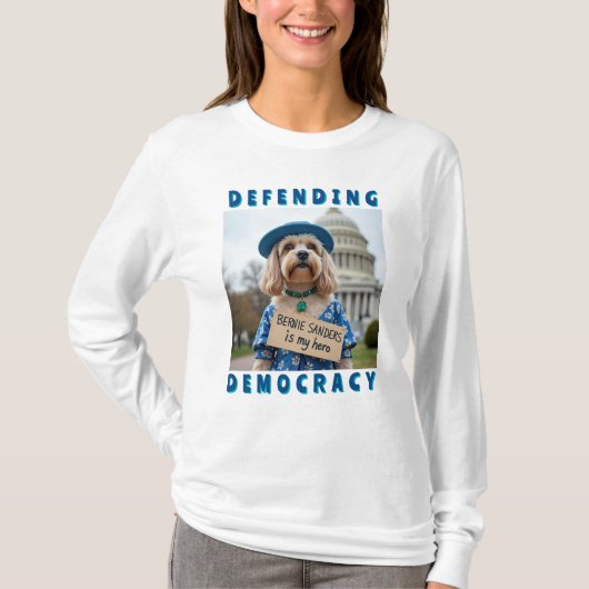 Bernie Sanders is mijn held T-shirt (Voorkant)