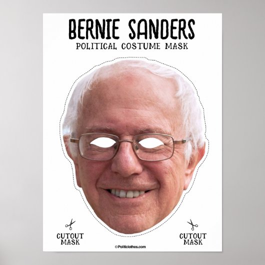 Bernie Sanders kostuummasker Poster (Voorkant)