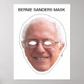 Bernie Sanders Mask Poster (Voorkant)