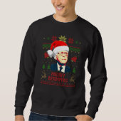 Bernie Sanders Merry Bernmas Kerstmis Trui (Voorkant)