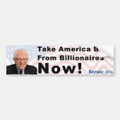 Bernie Sanders neemt Amerika terug Bumpersticker (Voorkant)