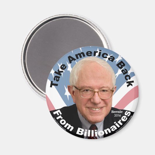 Bernie Sanders neemt Amerika terug magneet (Voorkant / Achterkant)