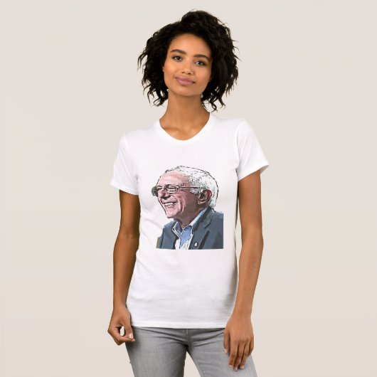 Bernie Sanders politieke steun Tshirt (Voorkant volledig)