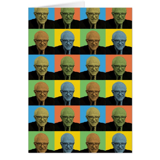 Bernie Sanders Pop-Art (Voorkant)